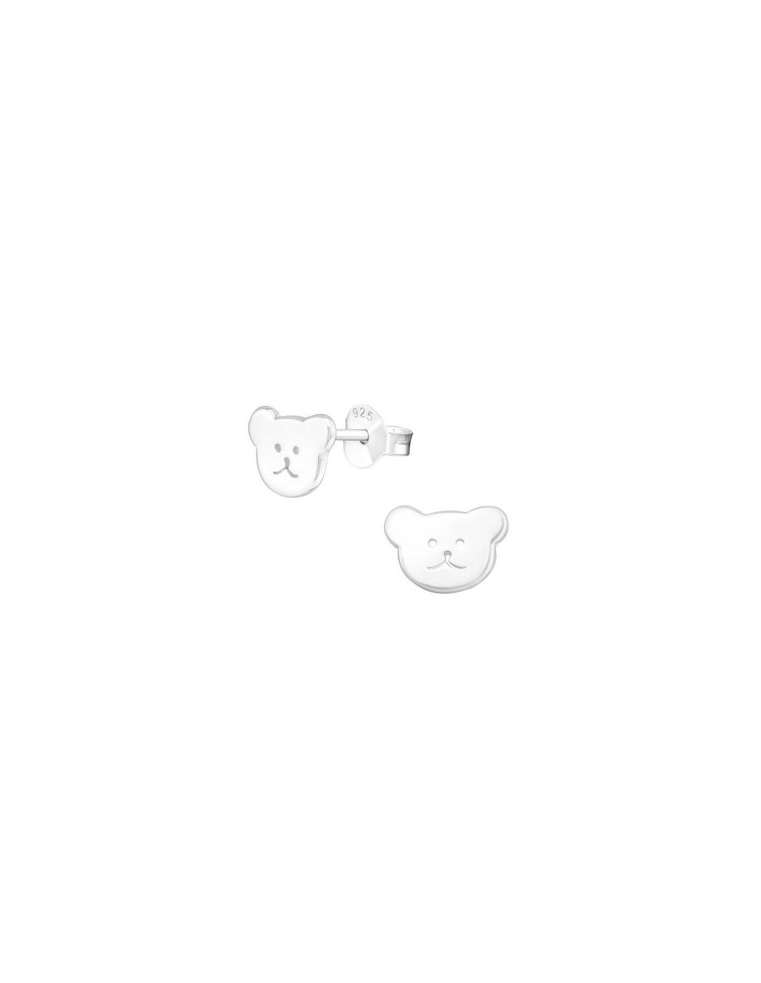 Aros para niñas Bear - 9 mm x 6 mm