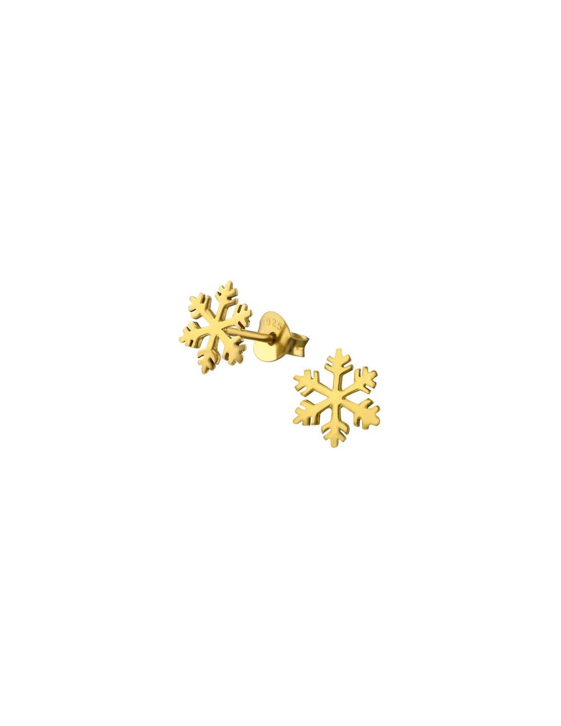 Aros para niñas Snowflake - 8 mm x 8 mm