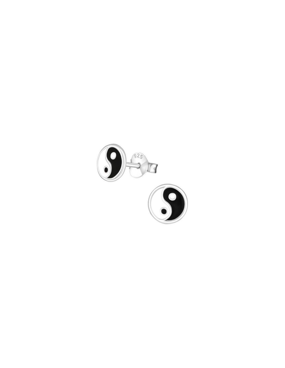 Aros para niñas Yin And Yang - 7 mm x...
