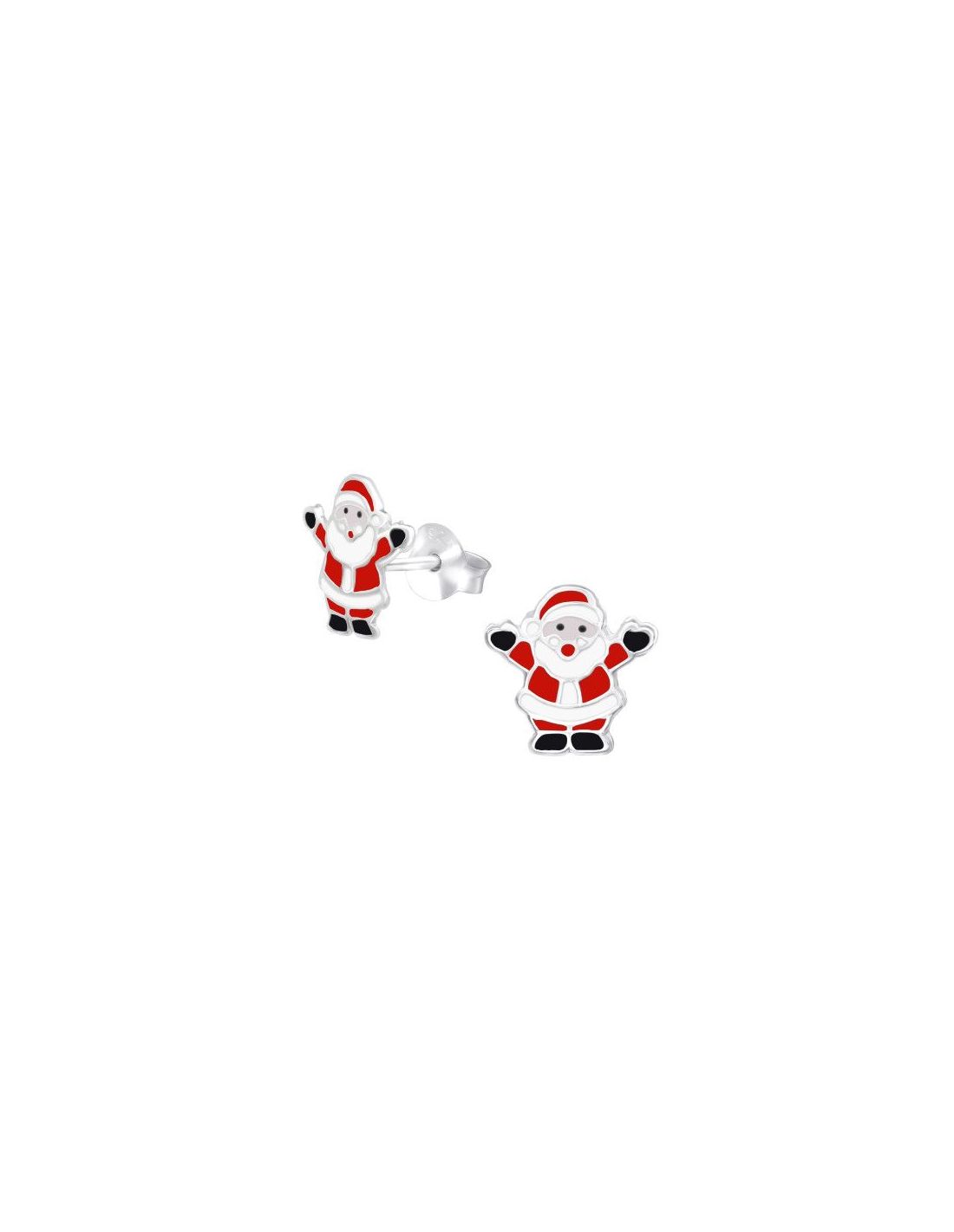 Aros para niñas Santa Claus - 9 mm x...