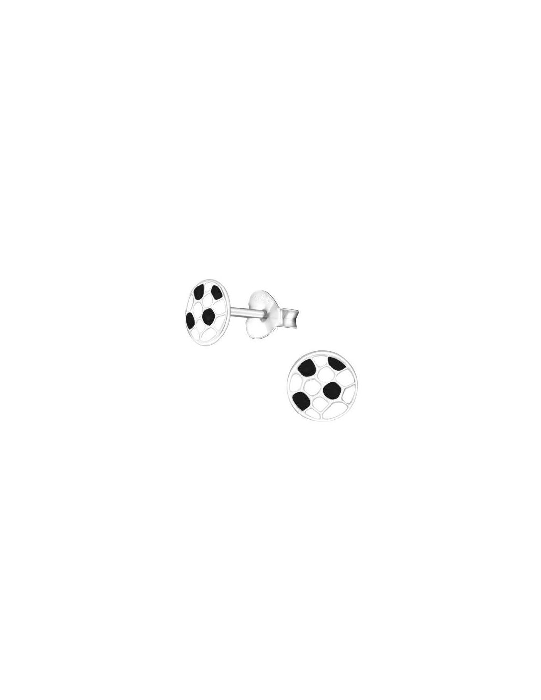 Aros para niñas Football - 6 mm x 6 mm