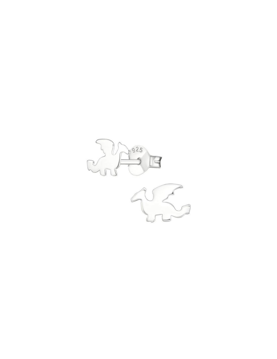 Aros para niñas Dragon - 8 mm x 6 mm