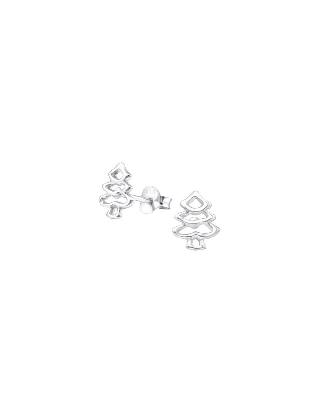 Aros para niñas Christmas Tree - 7 mm...