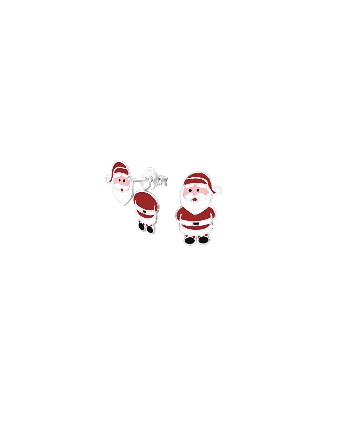 Aros para niñas Santa Claus - 8 mm x...