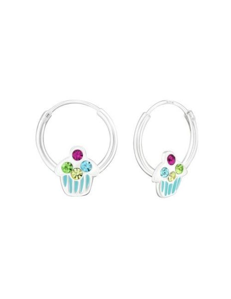Aros para niñas Cupcake - 6...