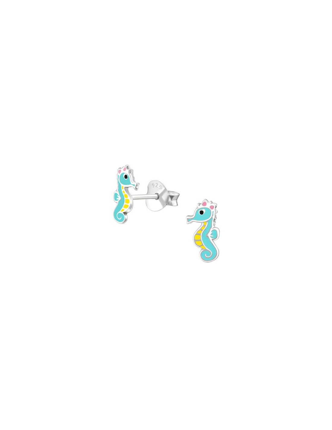 Aros para niñas Seahorse - 4 mm x 9 mm