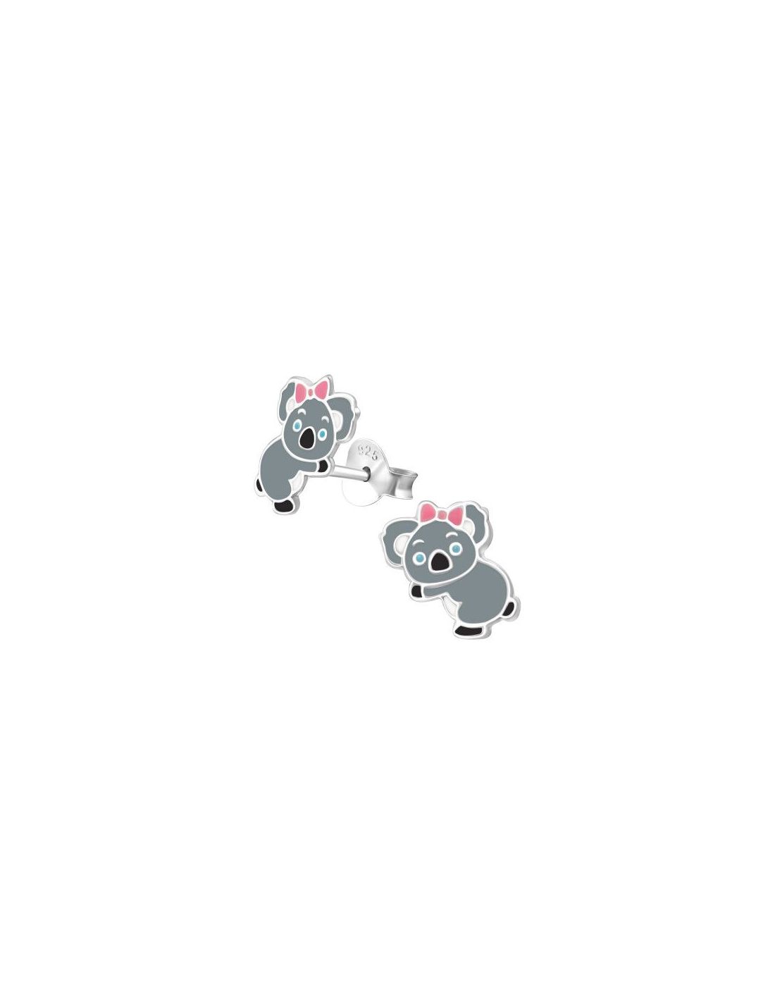 Aros para niñas Koala - 7 mm x 10 mm