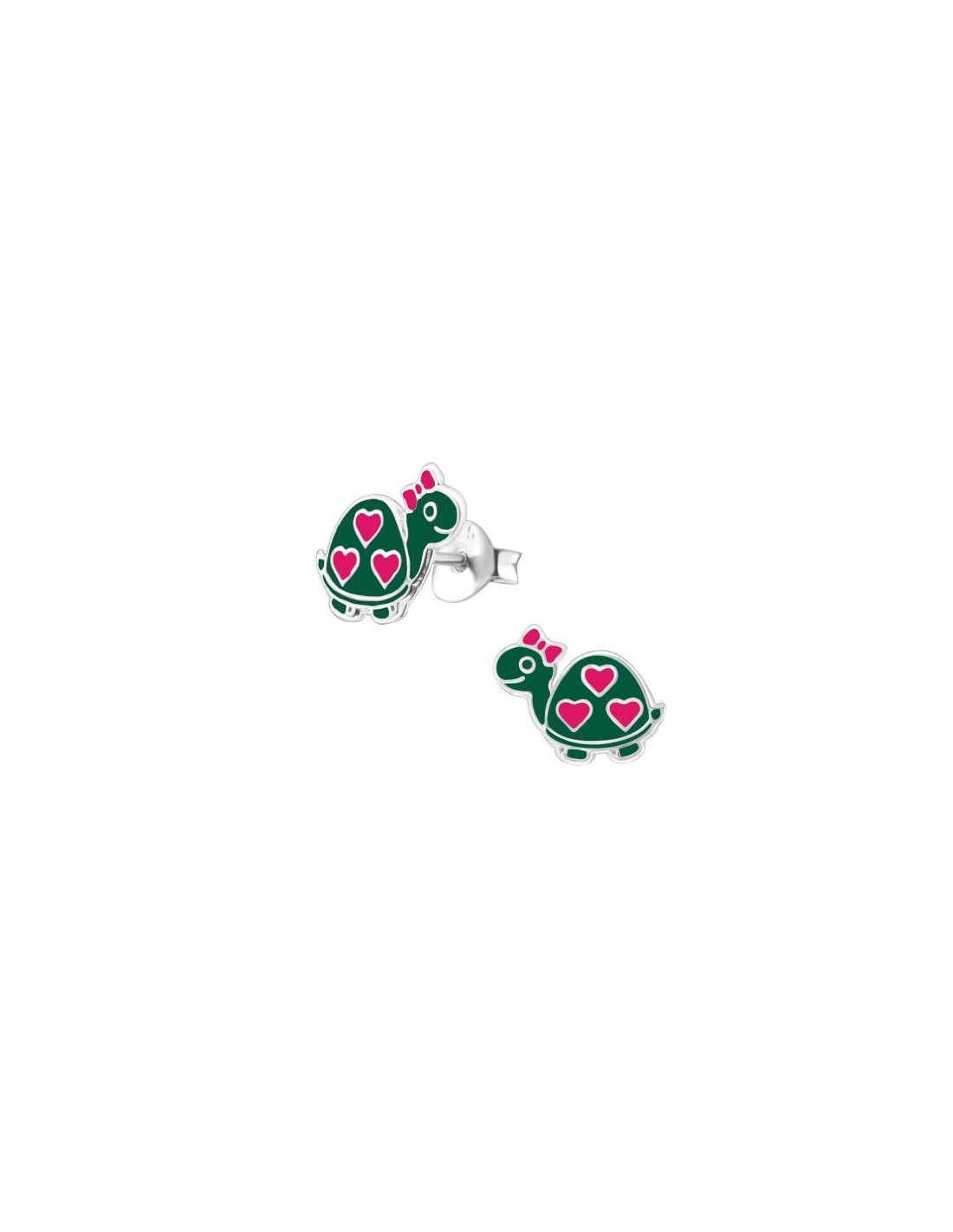 Aros para niñas Turtle - 11 mm x 8 mm