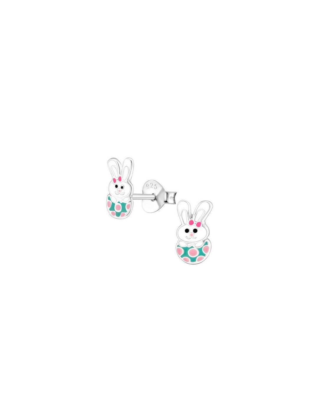 Aros para niñas Rabbit - 6 mm x 9 mm