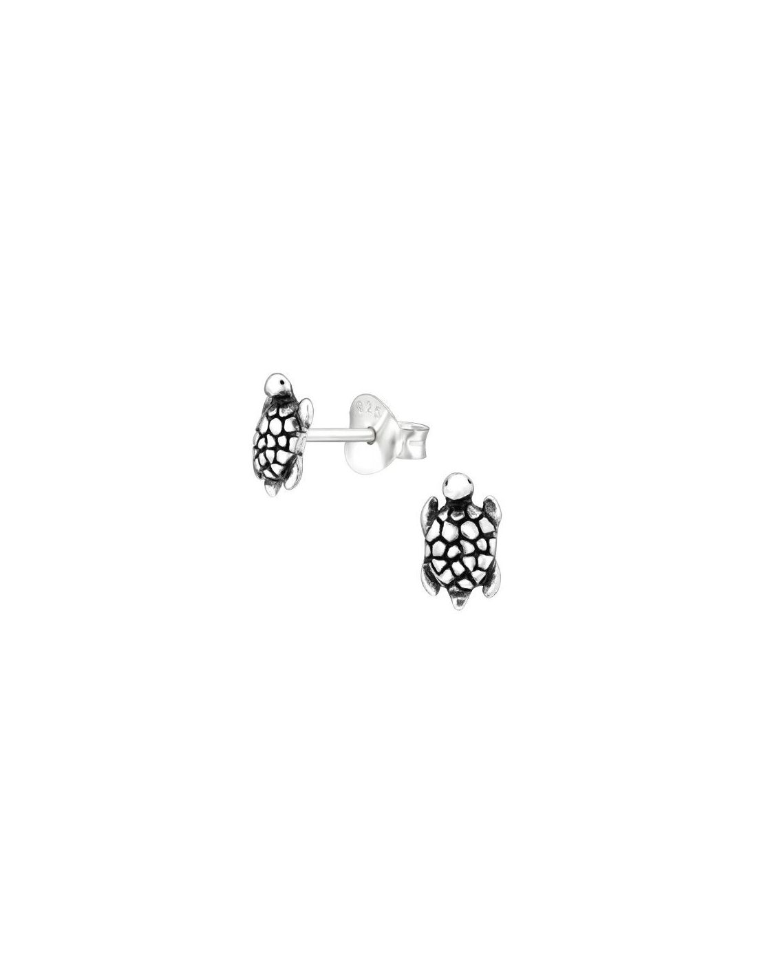 Aros para niñas Turtle - 4 mm x 7 mm