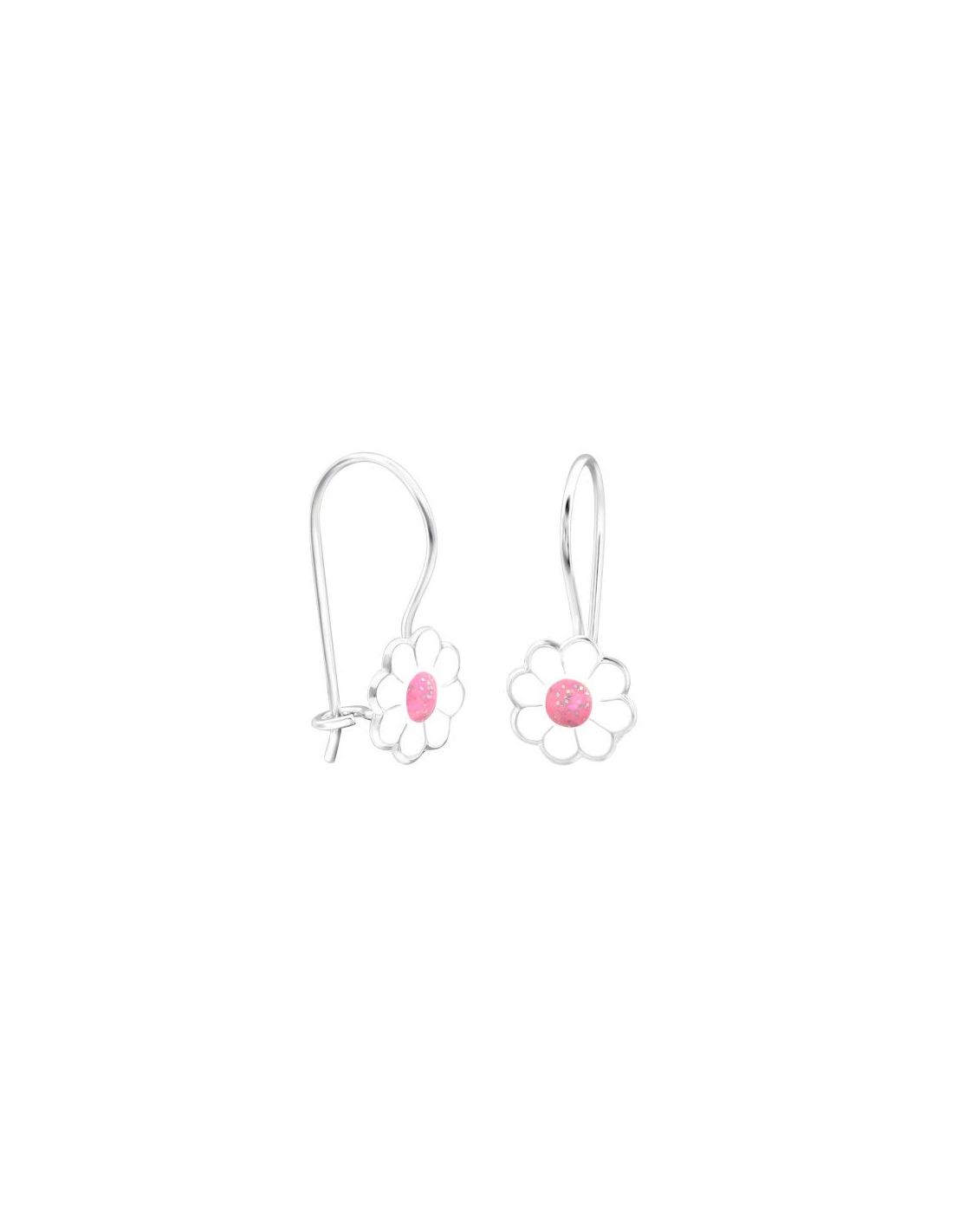 Aros para niñas Flower - 8 mm x 8 mm