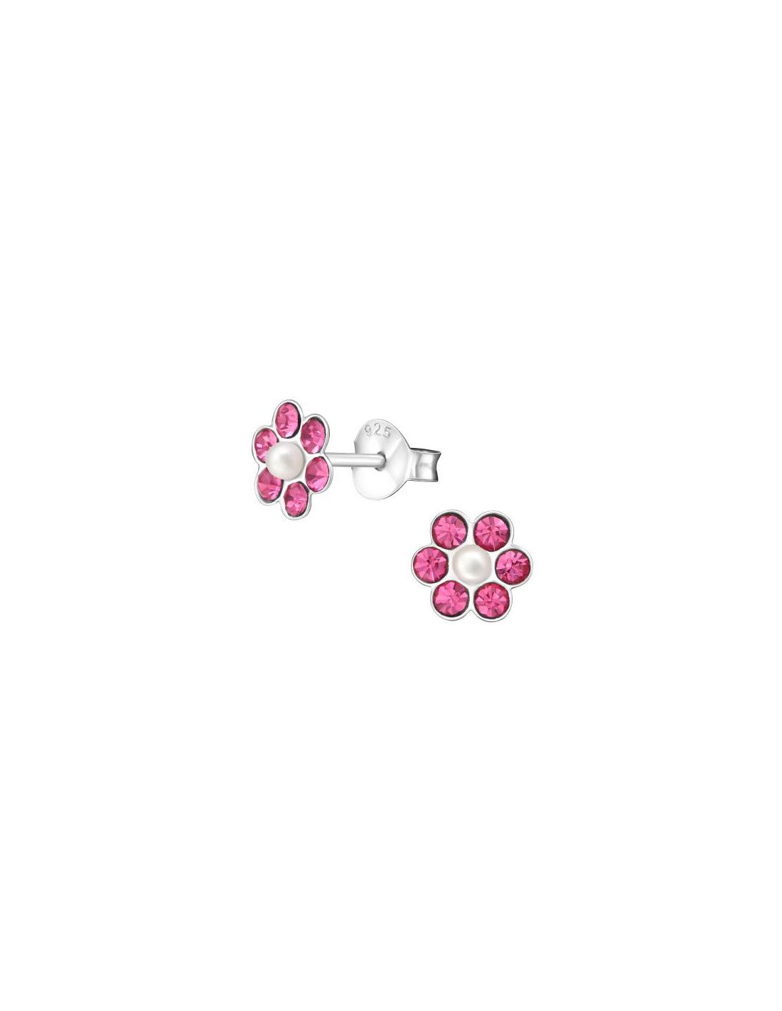 Aros para niñas Flower - 6 mm x 6 mm