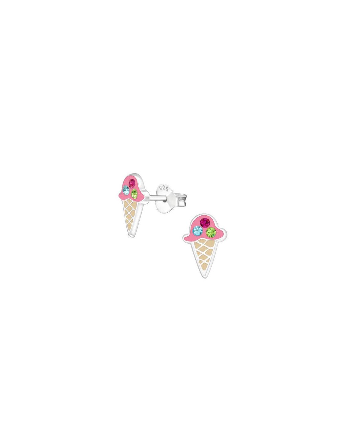 Aros para niñas Ice Cream - 10 mm x 7 mm