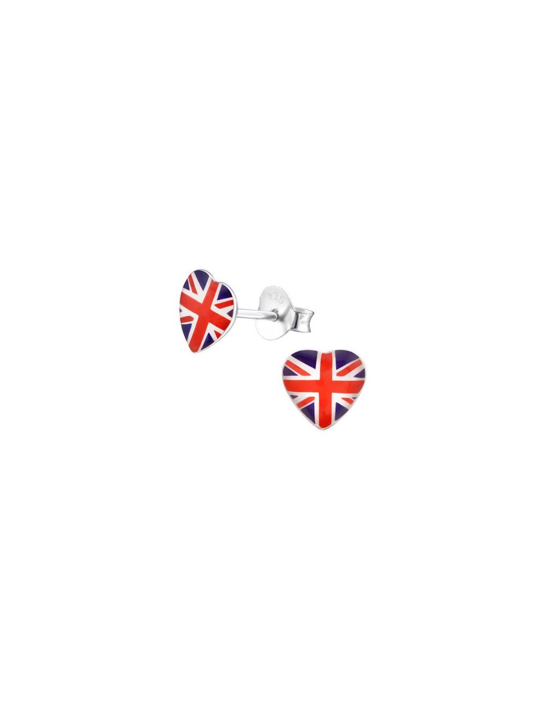 Aros para niñas Uk Heart - 7 mm x 7 mm
