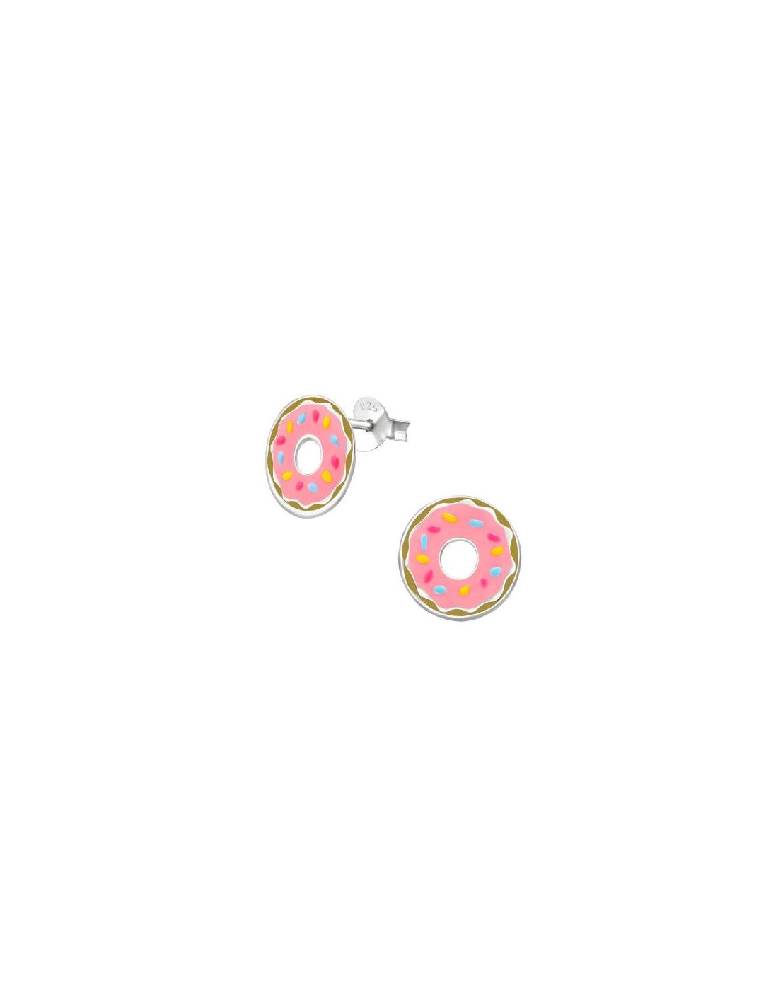 Aros para niñas Doughnut - 10 mm x 10 mm