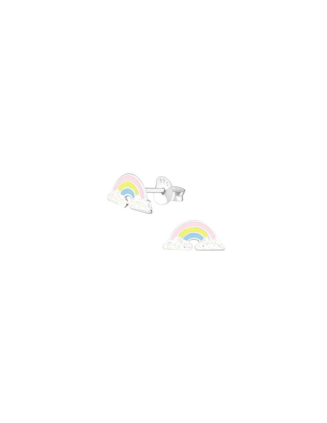Aros para niñas Rainbow - 11 mm x 5 mm