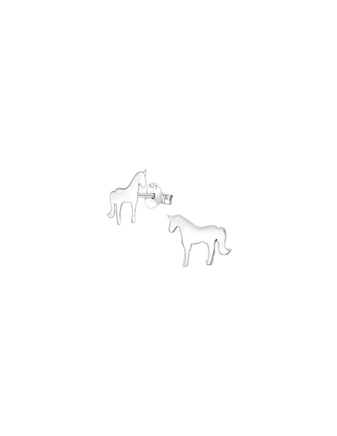 Aros para niñas Unicorn - 11 mm x 9 mm