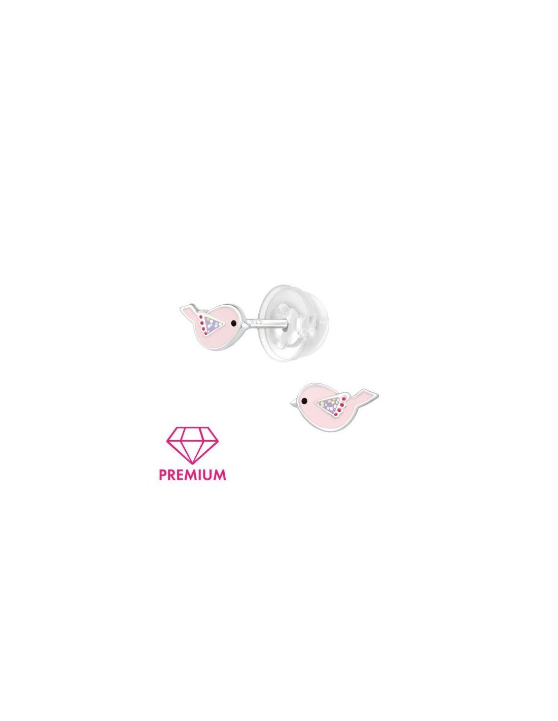 Aros para niñas Bird - 7 mm x 4 mm