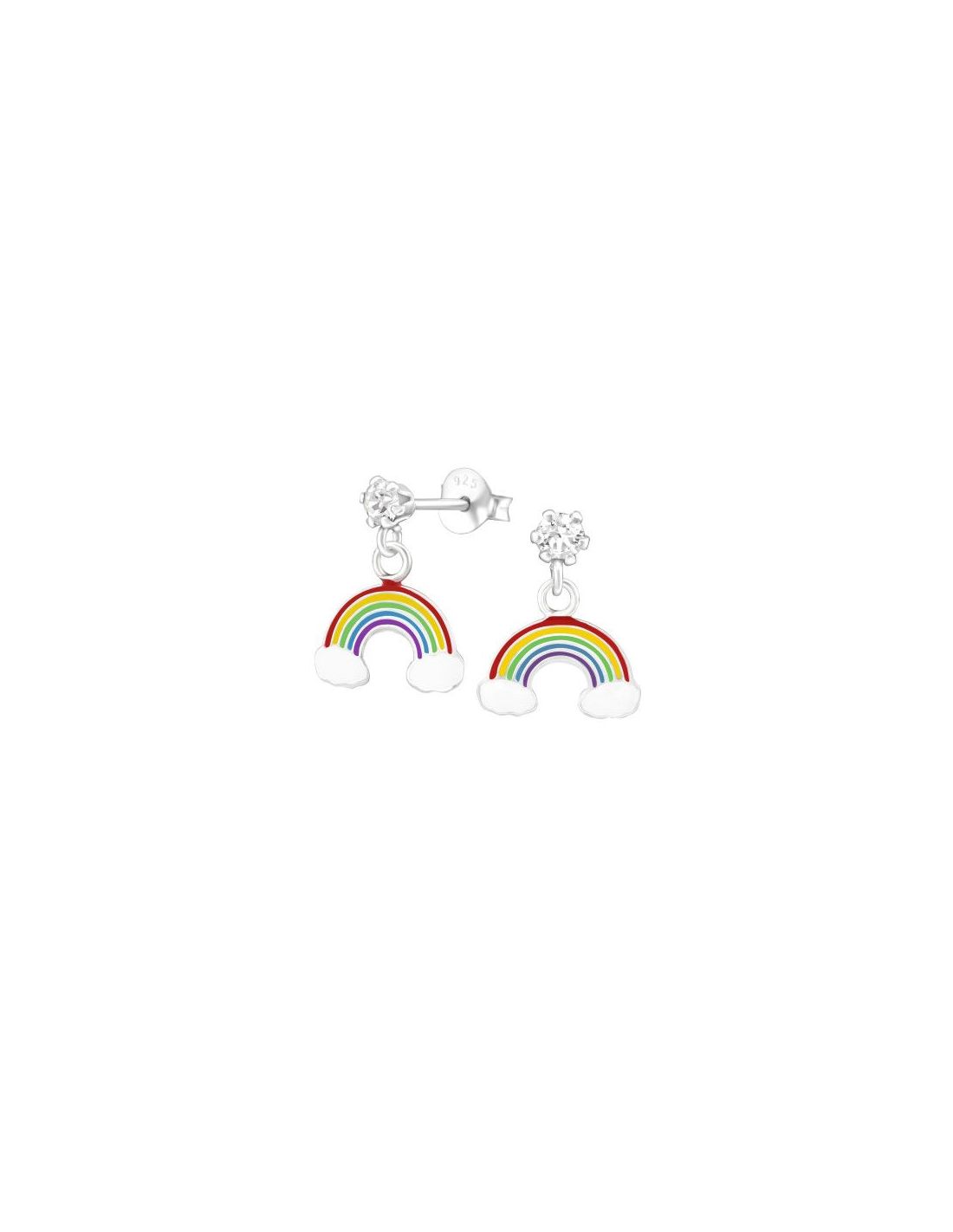 Aros para niñas Hanging Rainbow - 10...