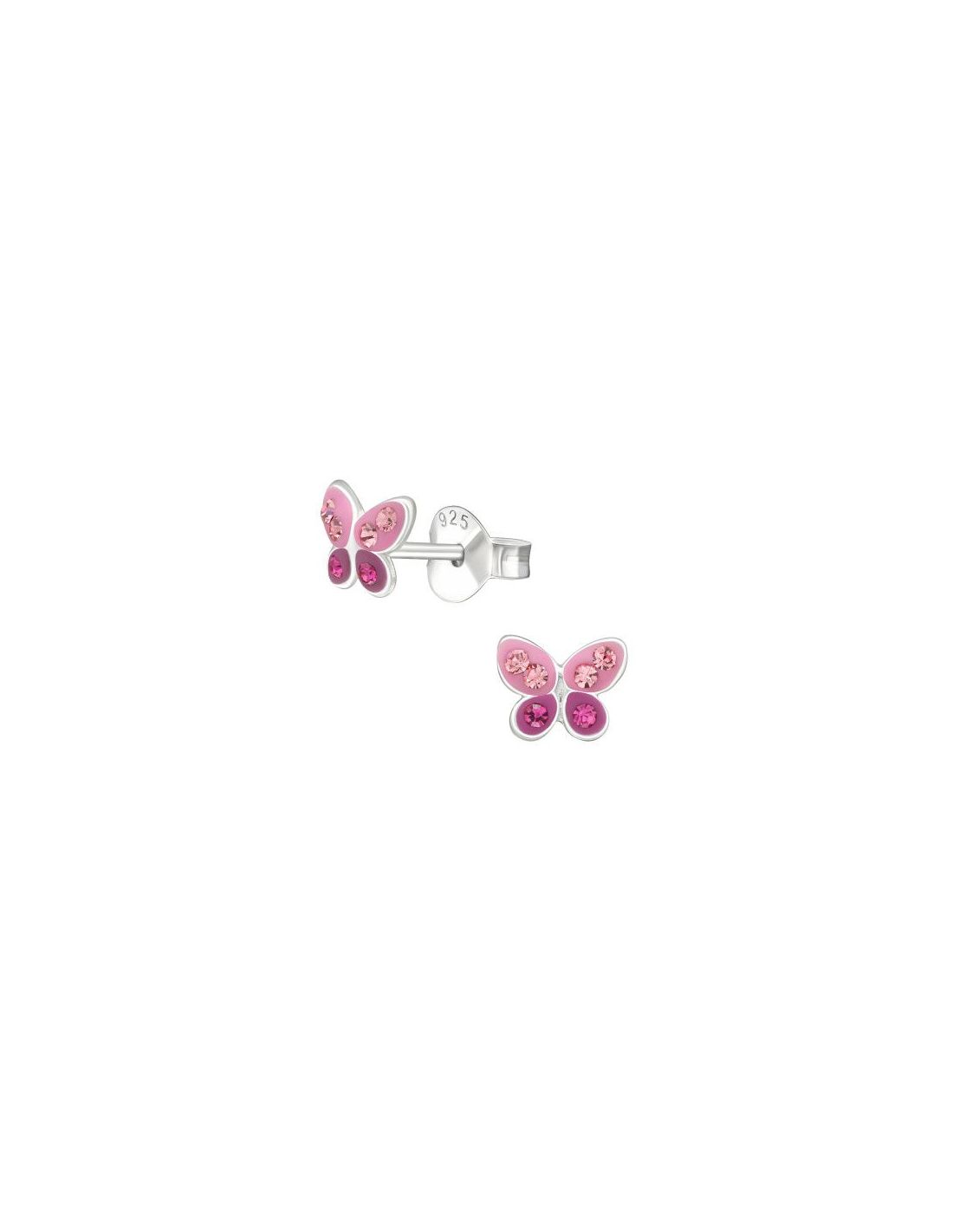 Aros para niñas Butterfly - 6 mm x 5 mm