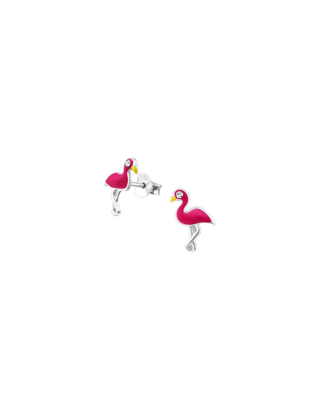 Aros para niñas Flamingo - 8 mm x 11 mm