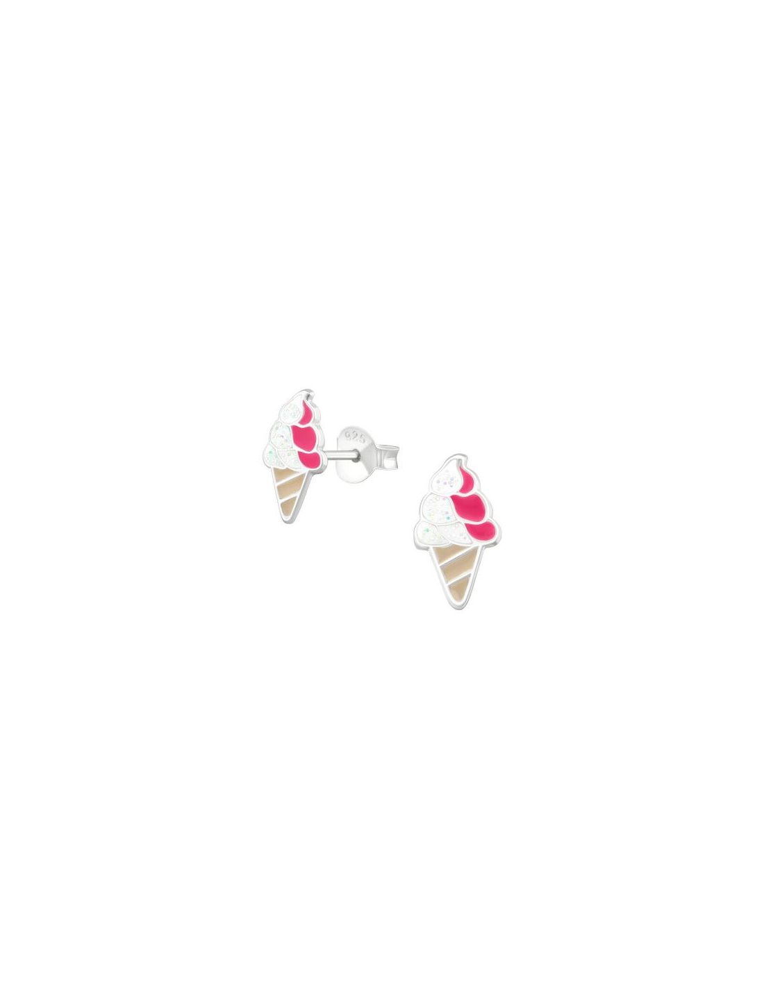 Aros para niñas Ice Cream - 6 mm x 10 mm