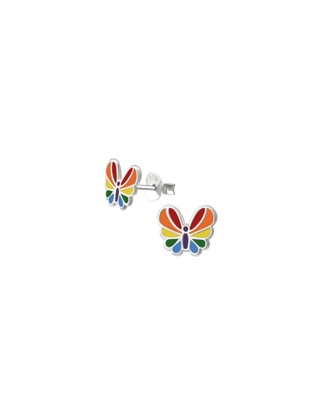 Aros para niñas Butterfly - 9 mm x 8 mm