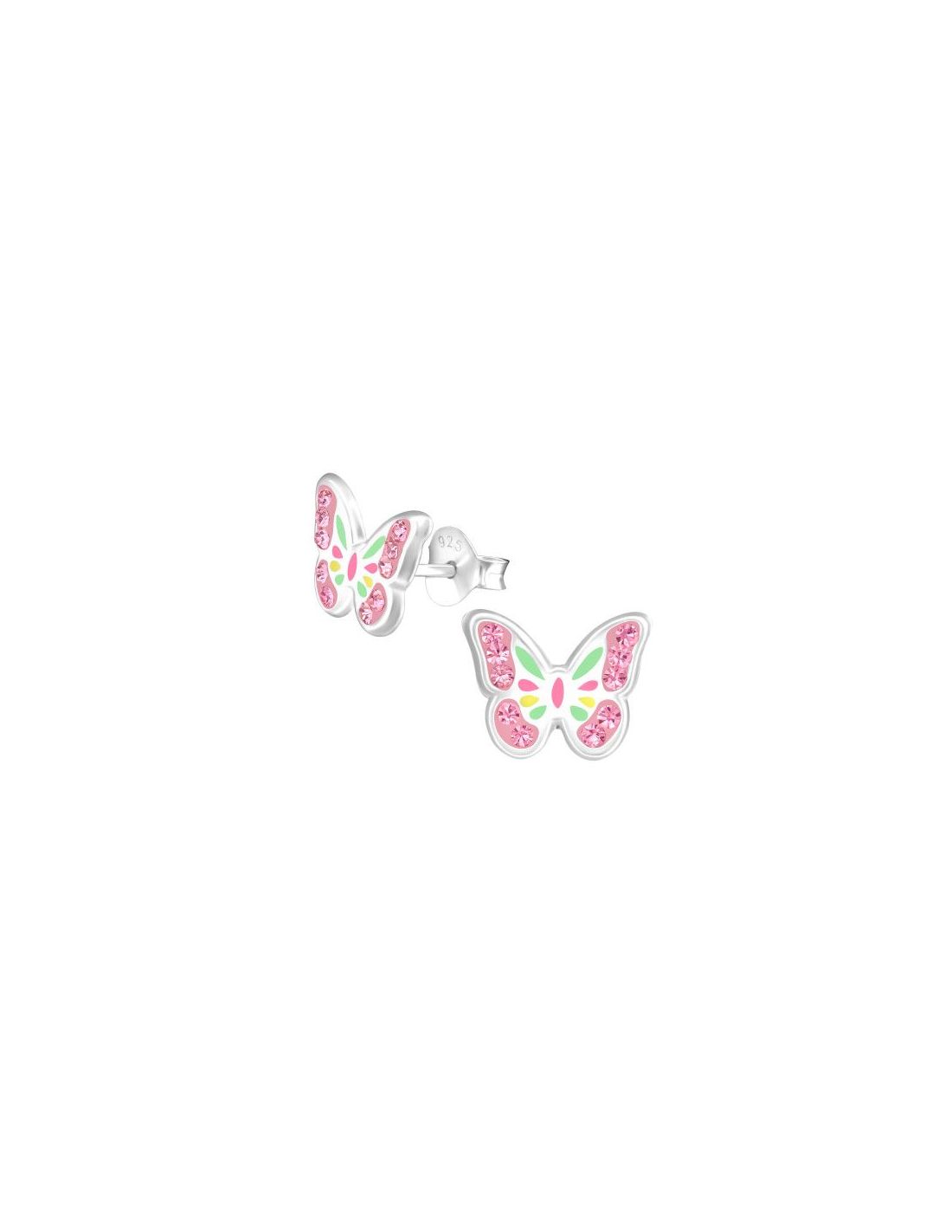 Aros para niñas Butterfly - 10 mm x 7 mm