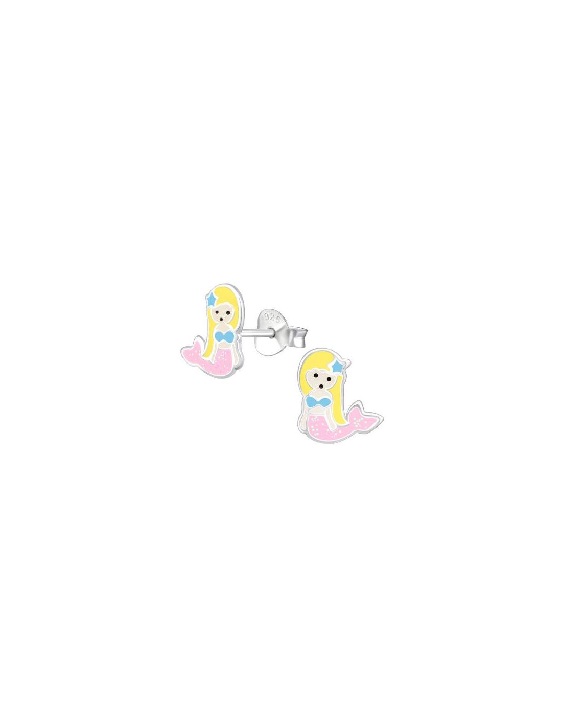 Aros para niñas Mermaid - 8 mm x 9 mm
