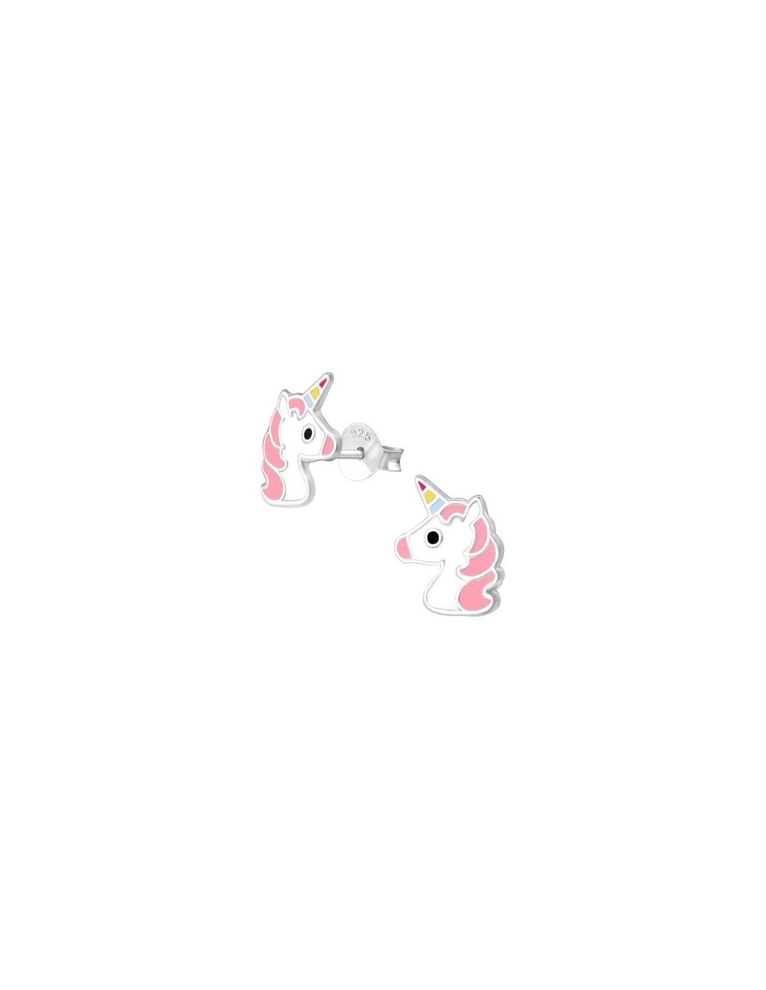 Aros para niñas Unicorn - 9 mm x 11 mm