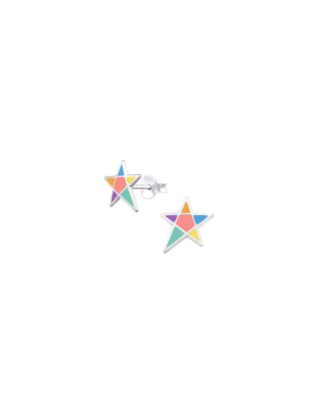 Aros para niñas Star - 9 mm x 10 mm