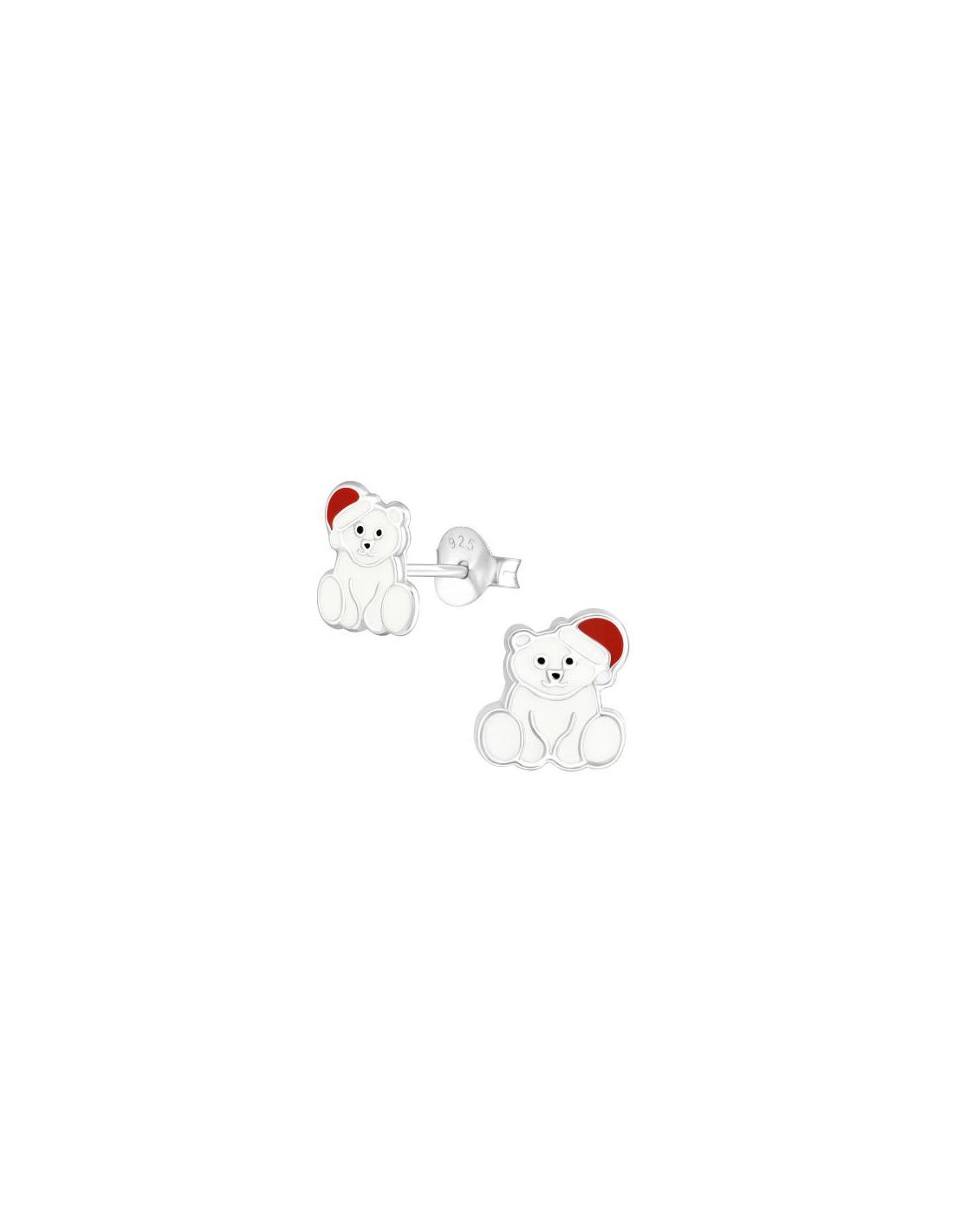 Aros para niñas Polar Bear - 7 mm x 8 mm