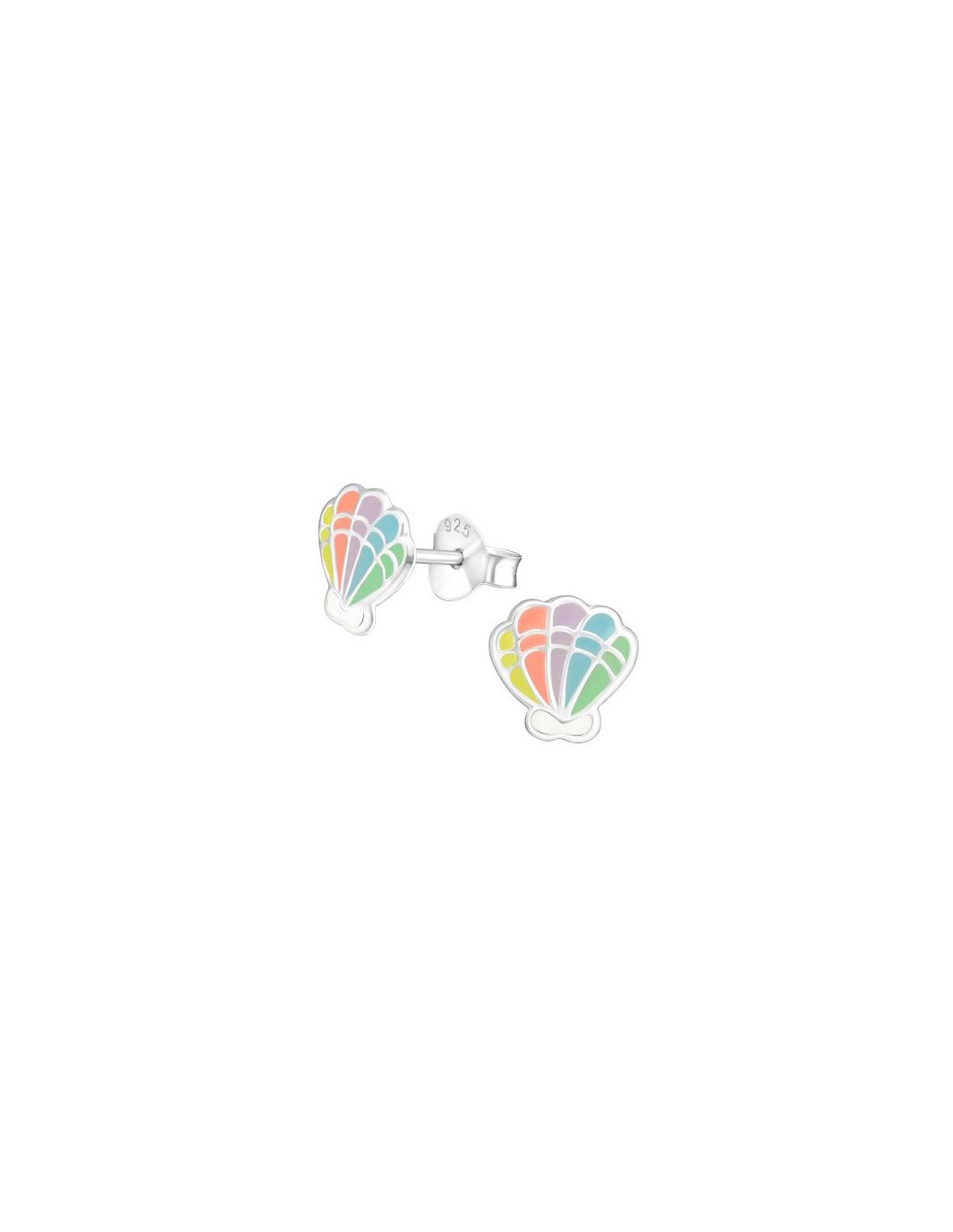 Aros para niñas Shell - 7 mm x 7 mm