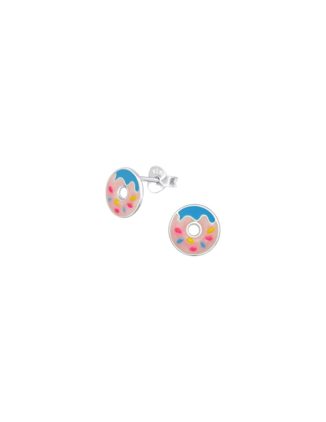 Aros para niñas Doughnut - 8 mm x 8 mm