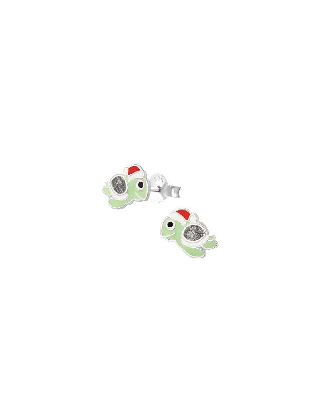 Aros para niñas Turtle - 9 mm x 6 mm