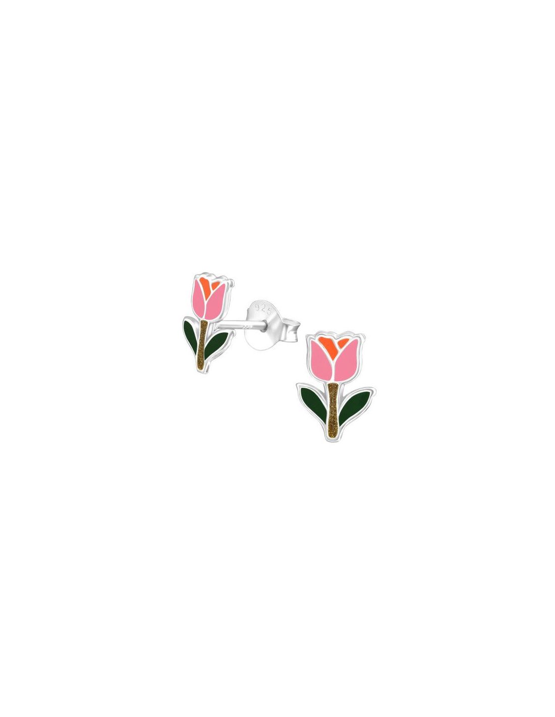 Aros para niñas Tulip - 6 mm x 9 mm