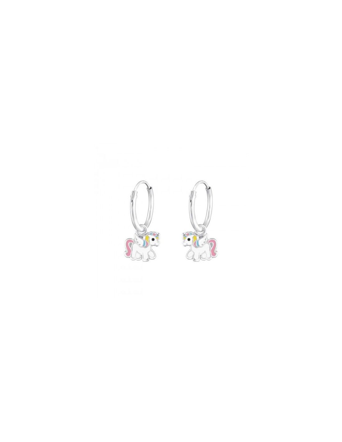 Aros para niñas Hanging Unicorn - 8...