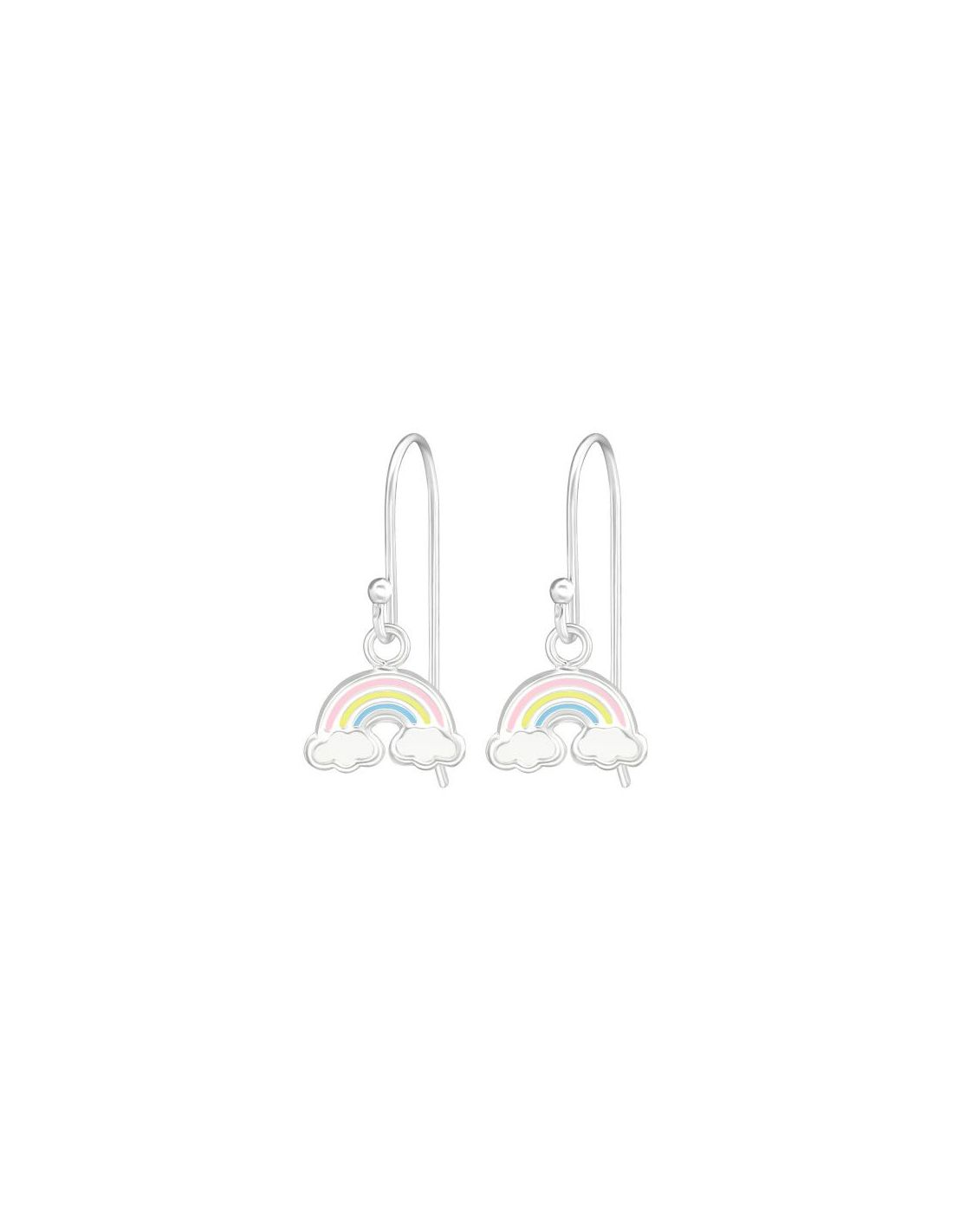 Aros para niñas Rainbow - 9 mm x 6 mm
