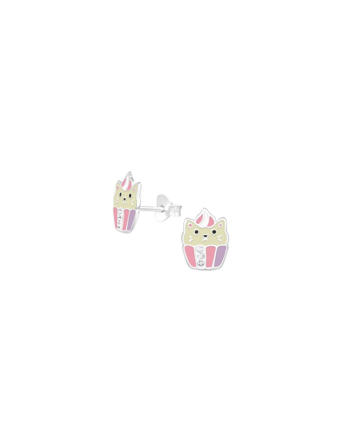 Aros para niñas Cat - 8 mm x 10 mm