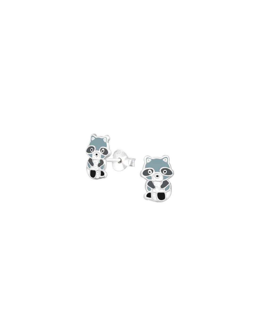 Aros para niñas Raccoon - 6 mm x 9 mm