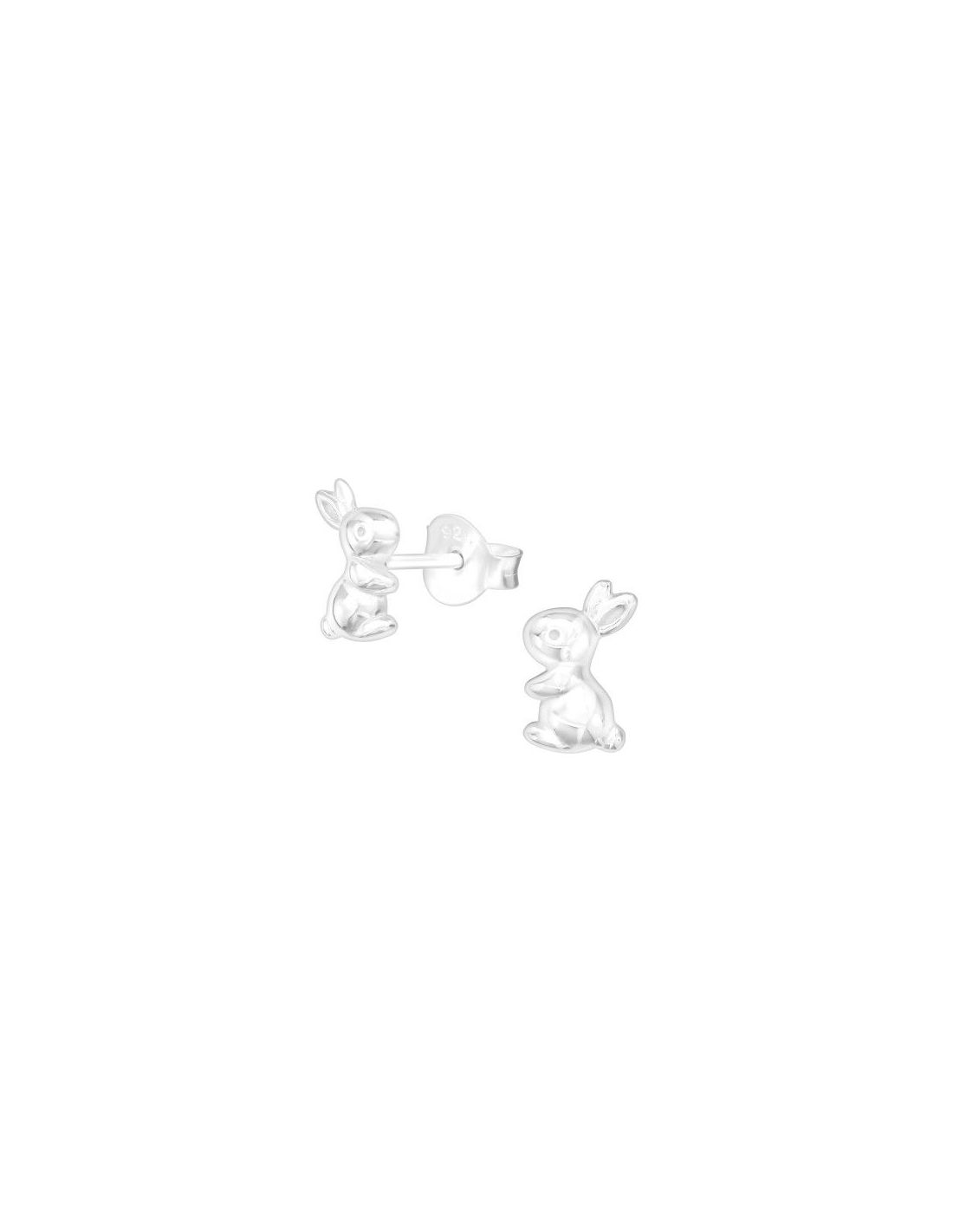 Aros para niñas Rabbit - 5 mm x 8 mm