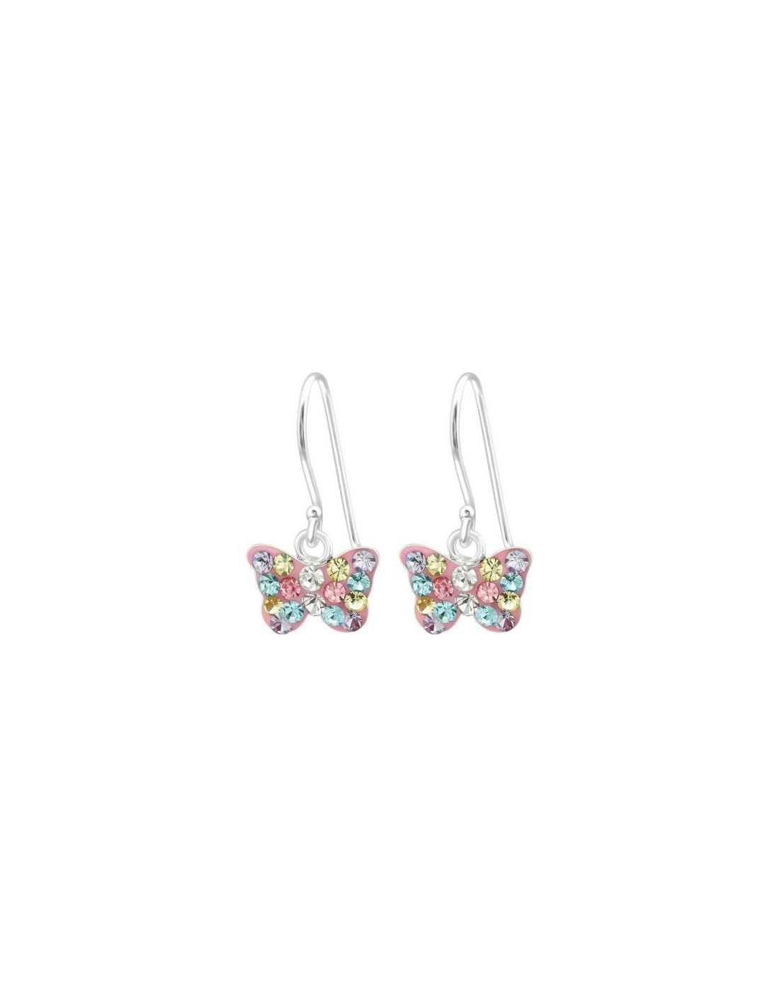 Aros para niñas Butterfly - 9 mm x 6 mm