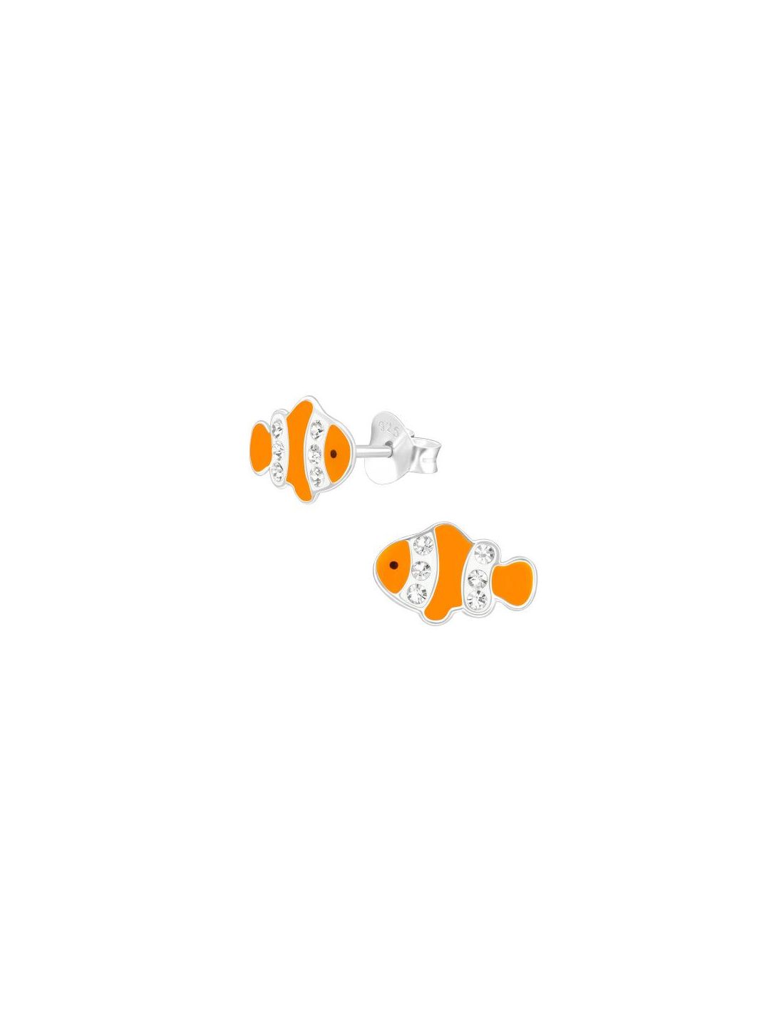 Aros para niñas Fish - 11 mm x 7 mm
