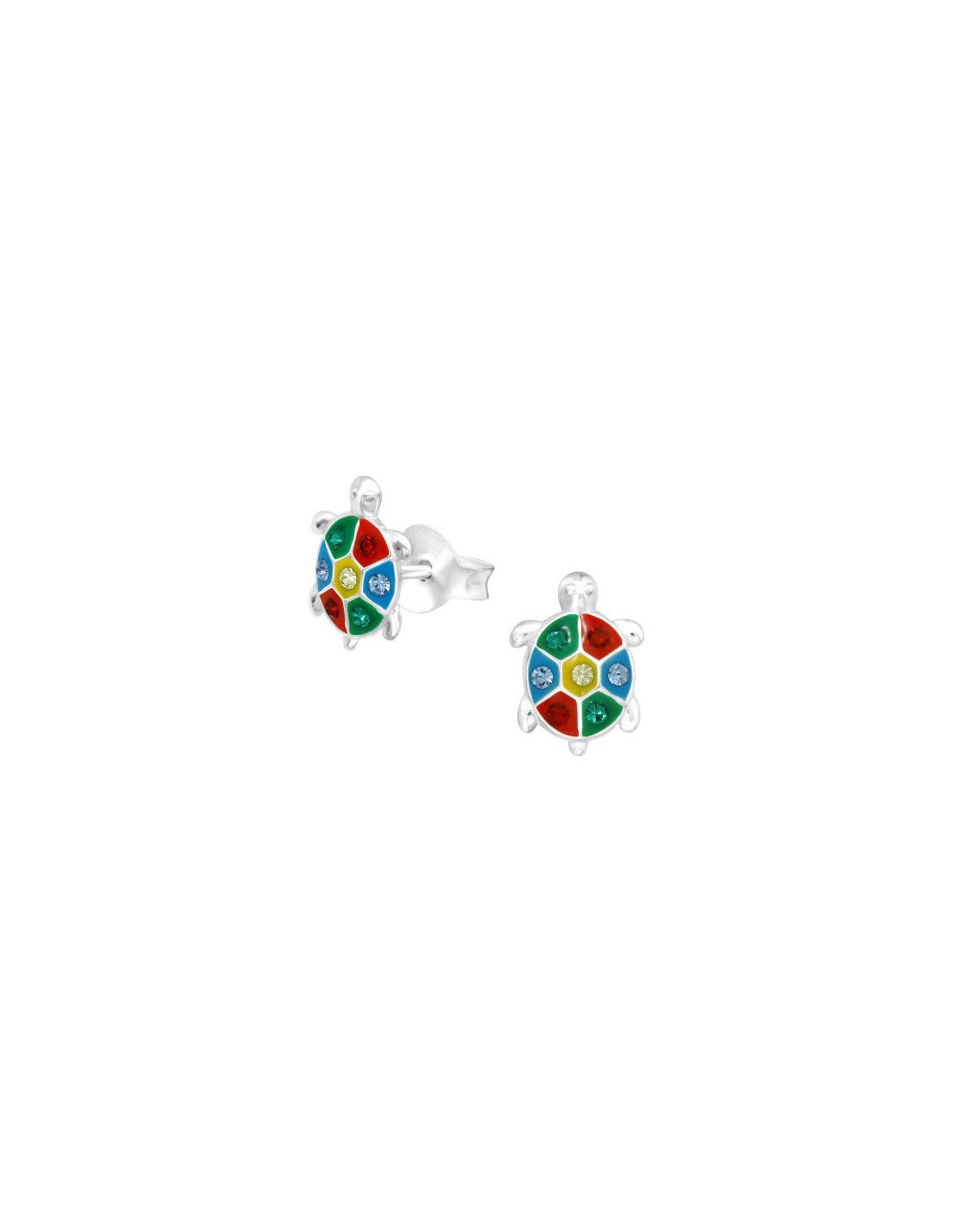 Aros para niñas Turtle - 7 mm x 9 mm