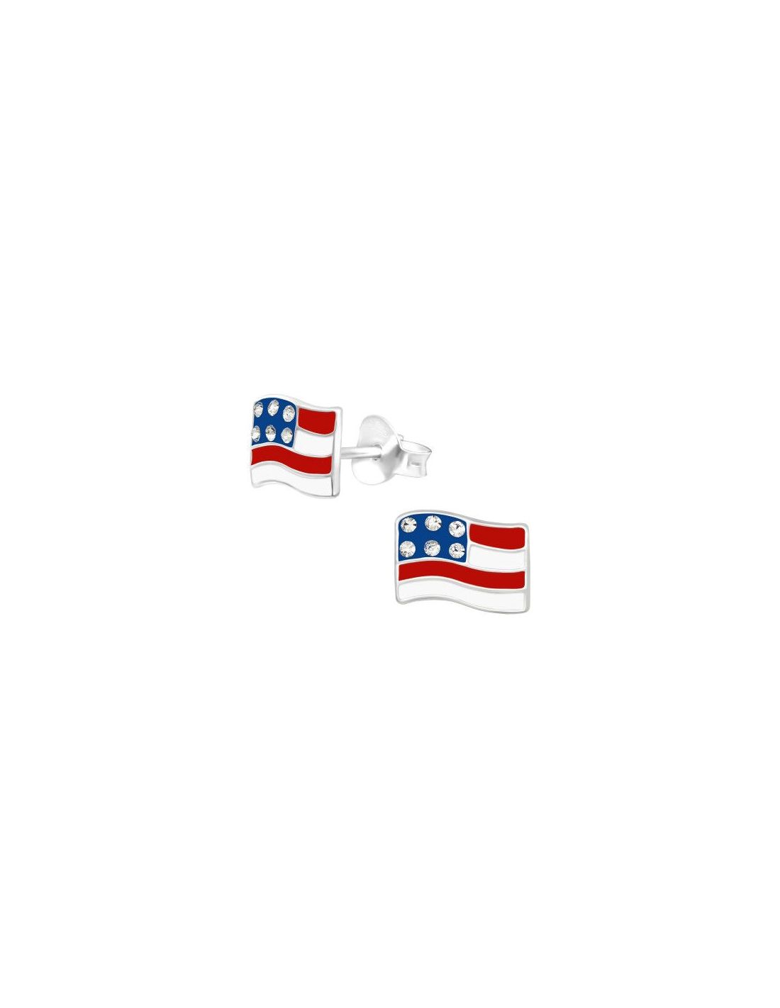 Aros para niñas Usa - 9 mm x 6 mm