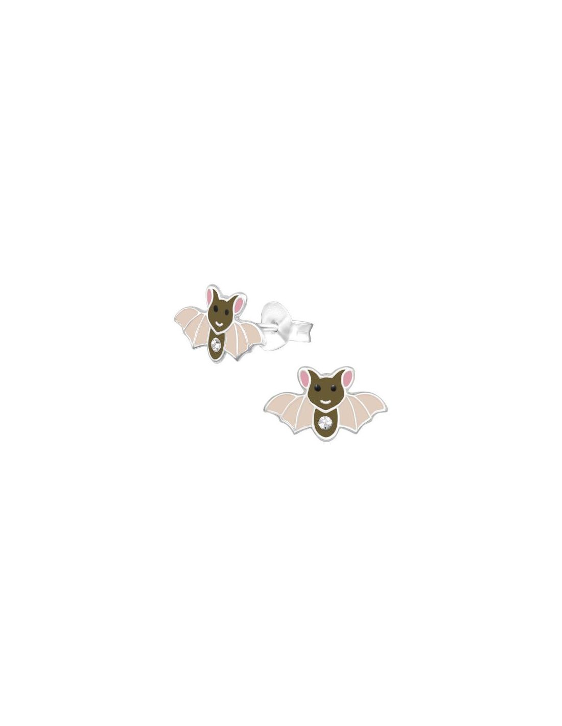 Aros para niñas Bat - 11 mm x 7 mm