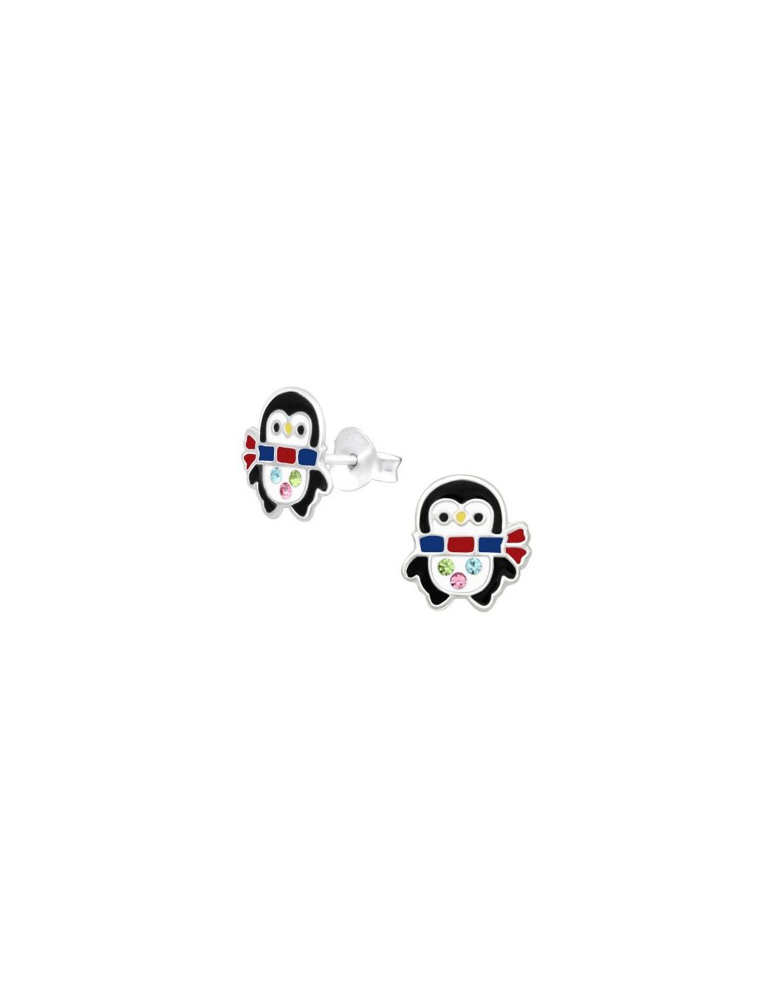 Aros para niñas Penguin - 8 mm x 9 mm