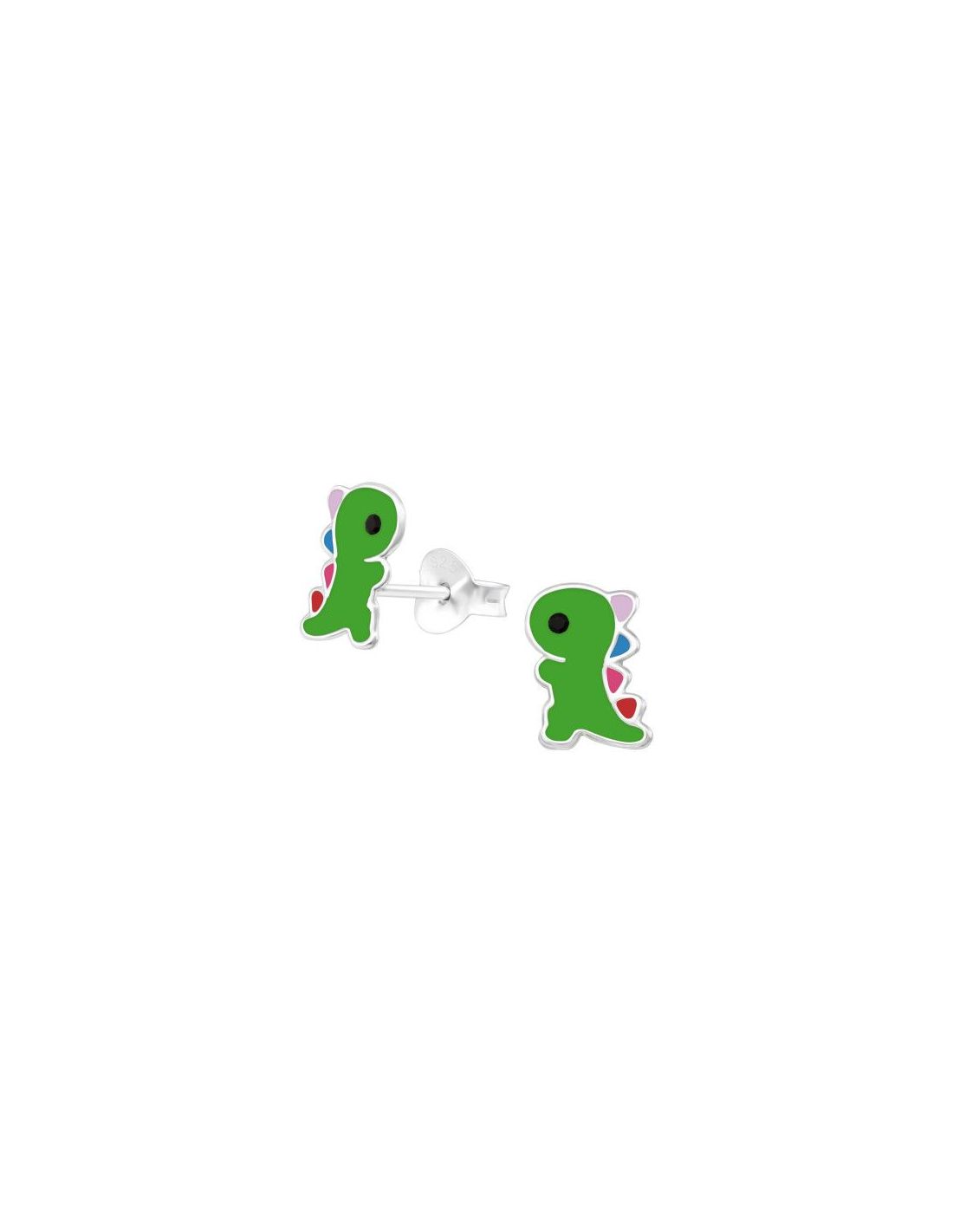 Aros para niñas Dinosaur - 6 mm x 8 mm