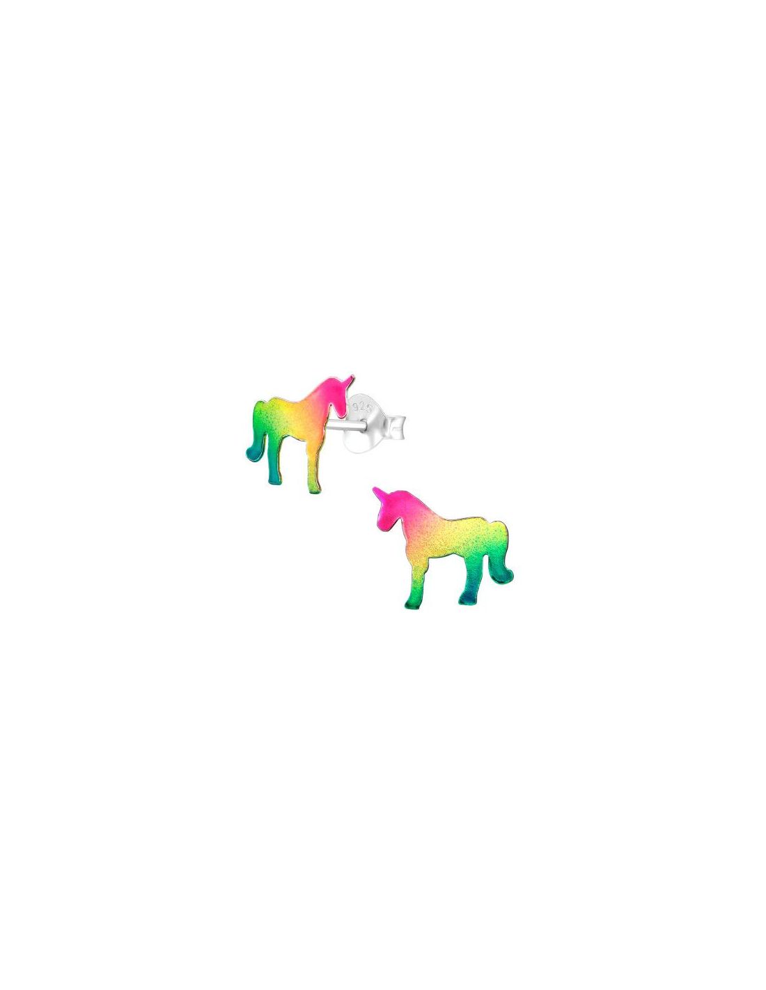 Aros para niñas Unicorn - 11 mm x 10 mm