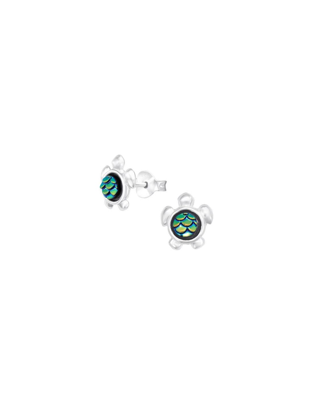 Aros para niñas Turtle - 8 mm x 9 mm